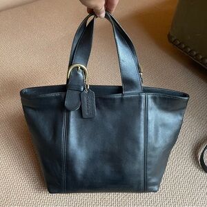 COACH Old American Made 4133 Handbag leather black Women